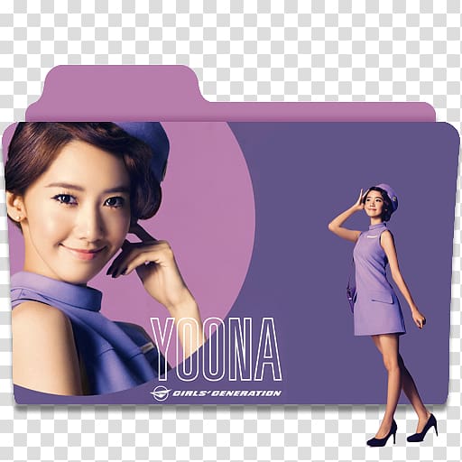 Yoona poster art, purple shoulder girl violet, Yoonagp 2 transparent background PNG clipart