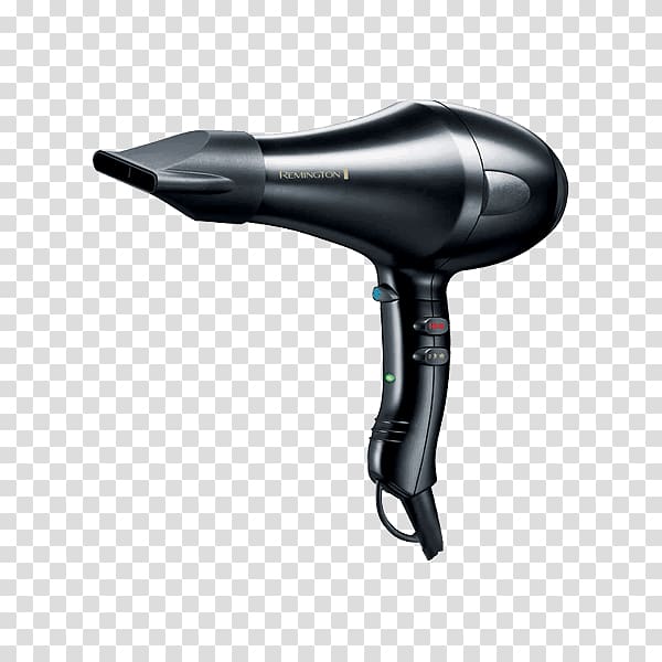 Hair iron Hair Dryers Remington Products Remington D2011 Hair Dryer Black, hair transparent background PNG clipart