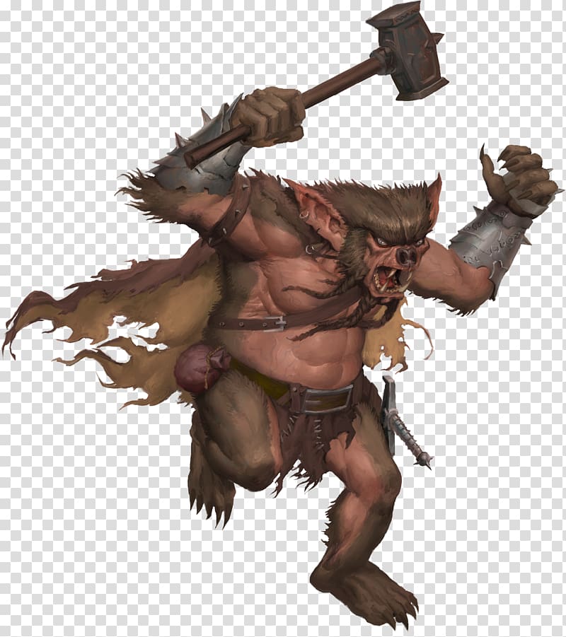 Dungeons & Dragons Pathfinder Roleplaying Game Bugbear Hobgoblin, dwarf dungeons and dragons transparent background PNG clipart