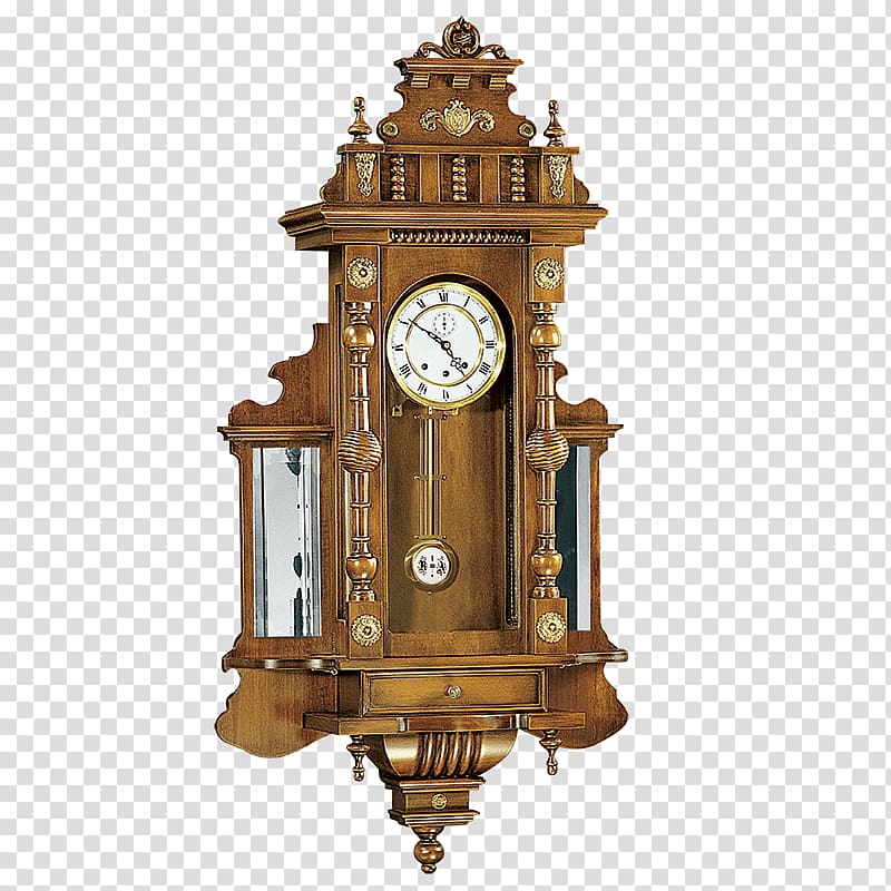 Furniture Clock Antique Wood, clock transparent background PNG clipart