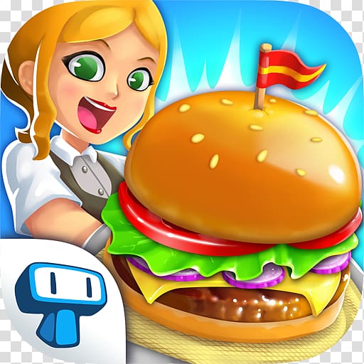My Burger Shop 2, Fast Food Restaurant Game Cooking Craze, A Fast & Fun Restaurant Chef Game Hamburger Hungry games Android, gourmet burgers transparent background PNG clipart