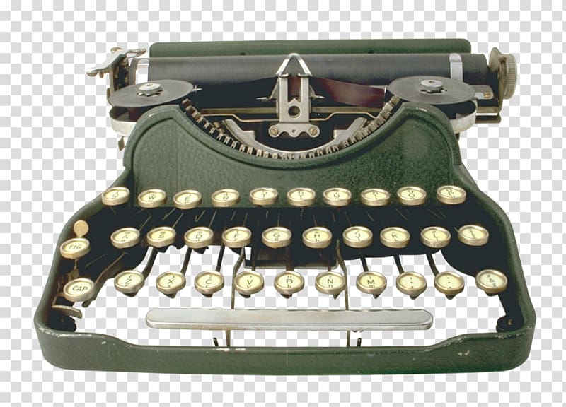 green and white typewriter illustration, Typewriter Icon, Typewriter transparent background PNG clipart