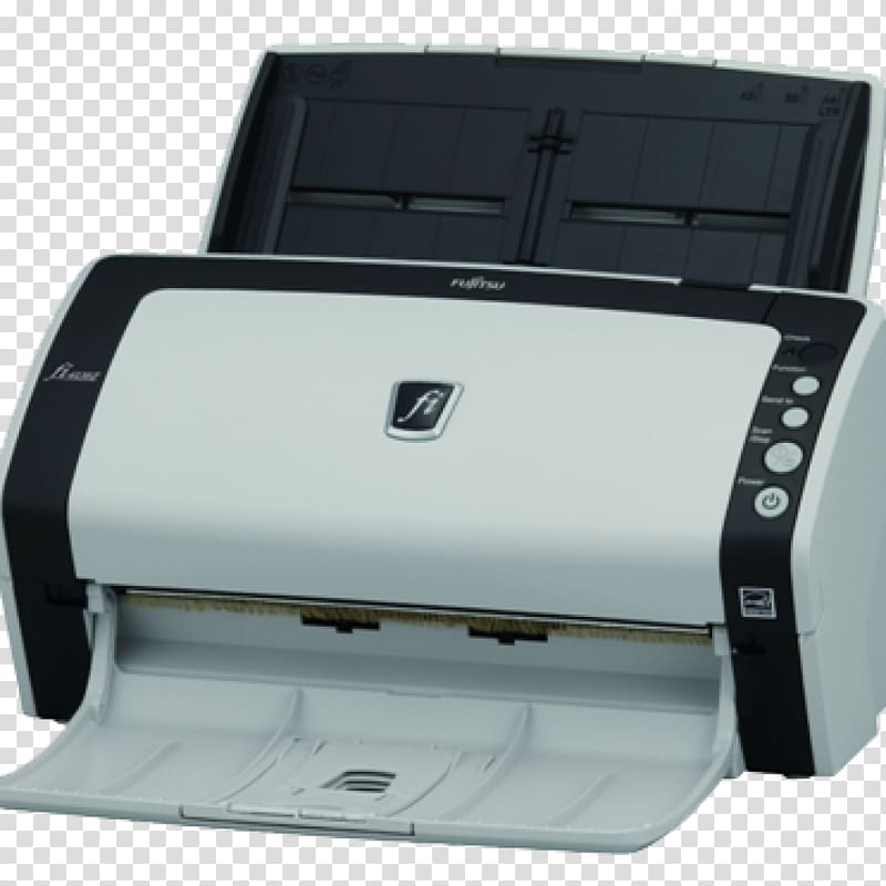 scanner Fujitsu Duplex scanning Automatic document feeder, printer transparent background PNG clipart
