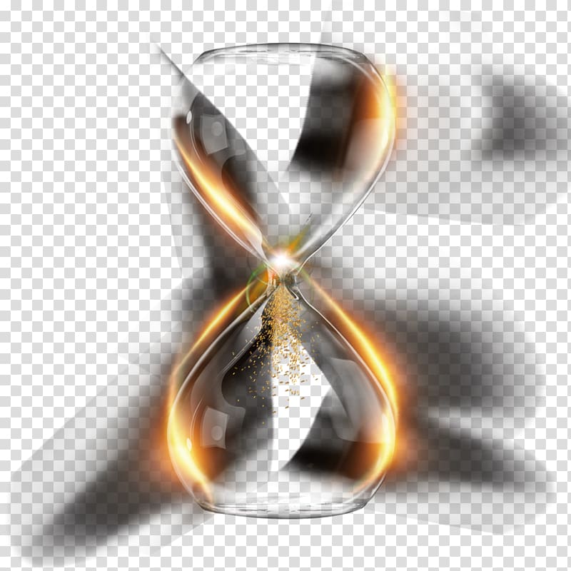 clear hour glass illustration, Hourglass Time, Hourglass time transparent background PNG clipart