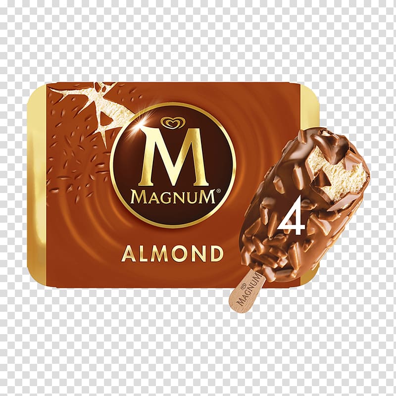 Ice cream bar Magnum Wall's Chocolate, ice cream transparent background PNG clipart