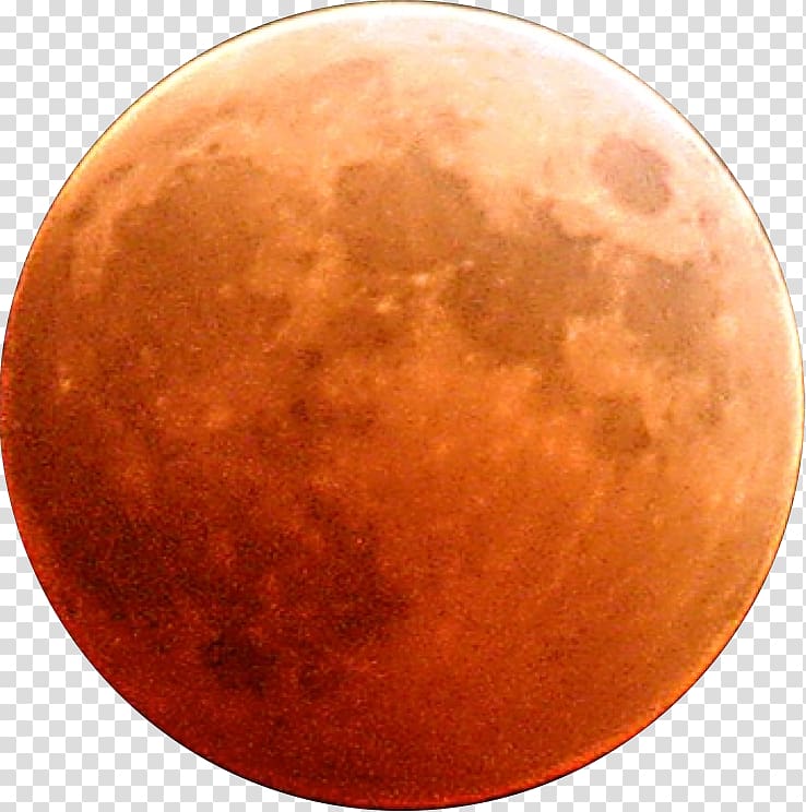 orange planet, Moon Orange Red Blood, moon transparent background PNG clipart