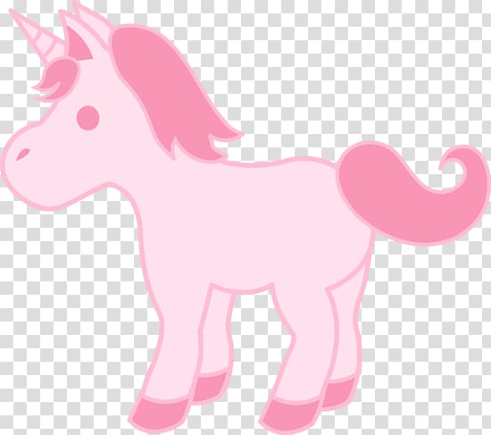 Pony Horse Invisible Pink Unicorn , Baby Unicorn transparent background PNG clipart