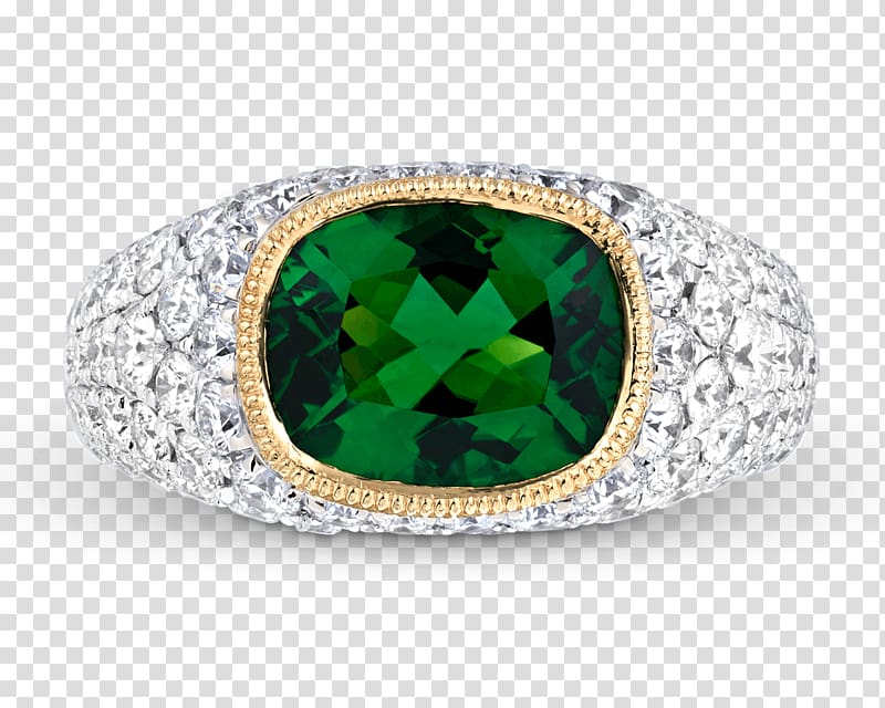 Emerald Ring Sapphire Tourmaline Gemstone, emerald transparent background PNG clipart