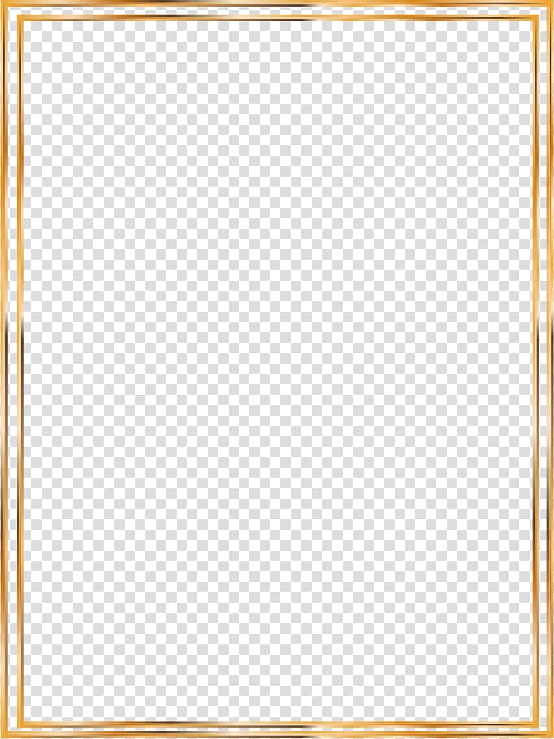 rectangular brown frame illustratrion, Icon, Gold Line border transparent background PNG clipart