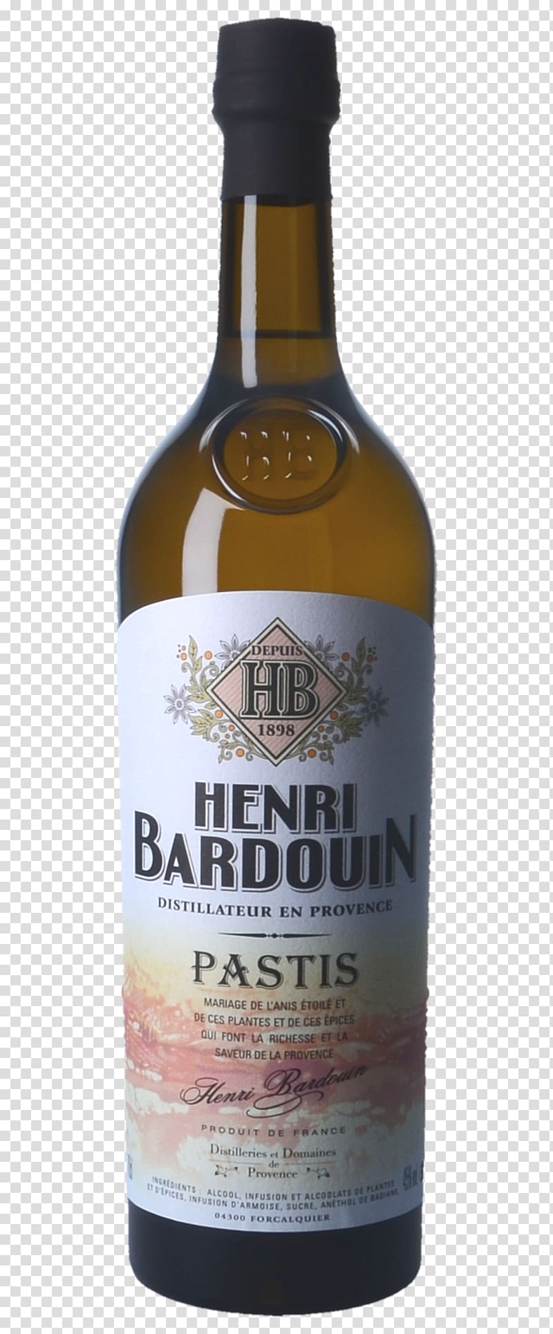 Liqueur Pastis Henri Bardouin Wine Whiskey, wine transparent background PNG clipart