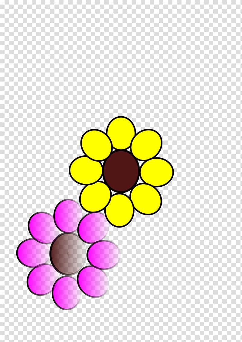 Flower Yellow Floral design , purple flower transparent background PNG clipart