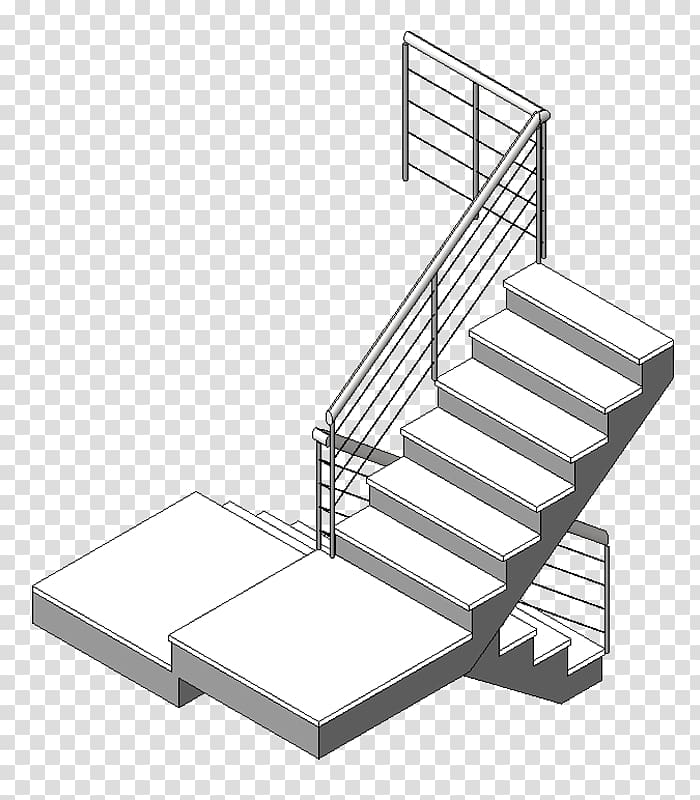 Handrail Stairs Autodesk Revit Bed frame, stairs transparent background PNG clipart