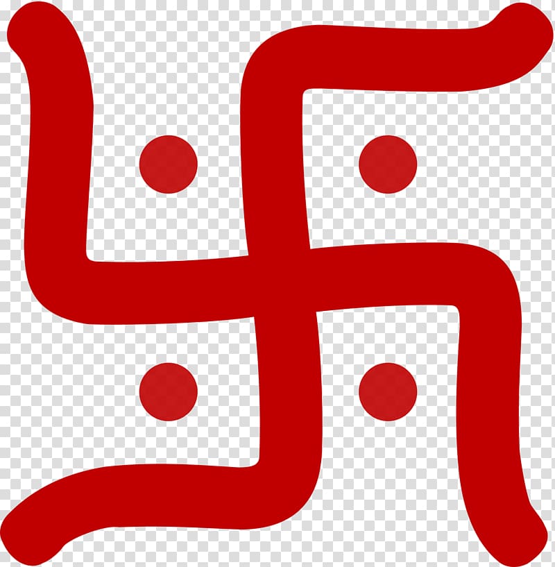 red logo, Hindu iconography Hinduism Swastika Symbol Om, Hinduism transparent background PNG clipart