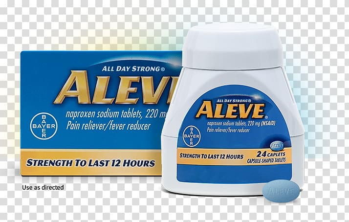 Naproxen Fever Brand Analgesic Product, aleve pain pills transparent background PNG clipart