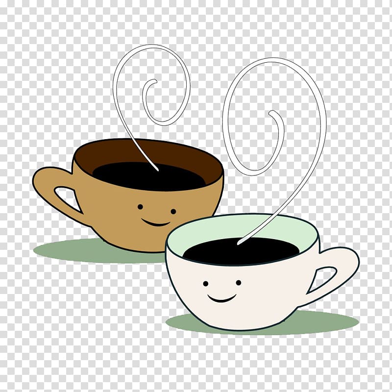 Coffee cup Drawing Cartoon, Cartoon Mug transparent background PNG