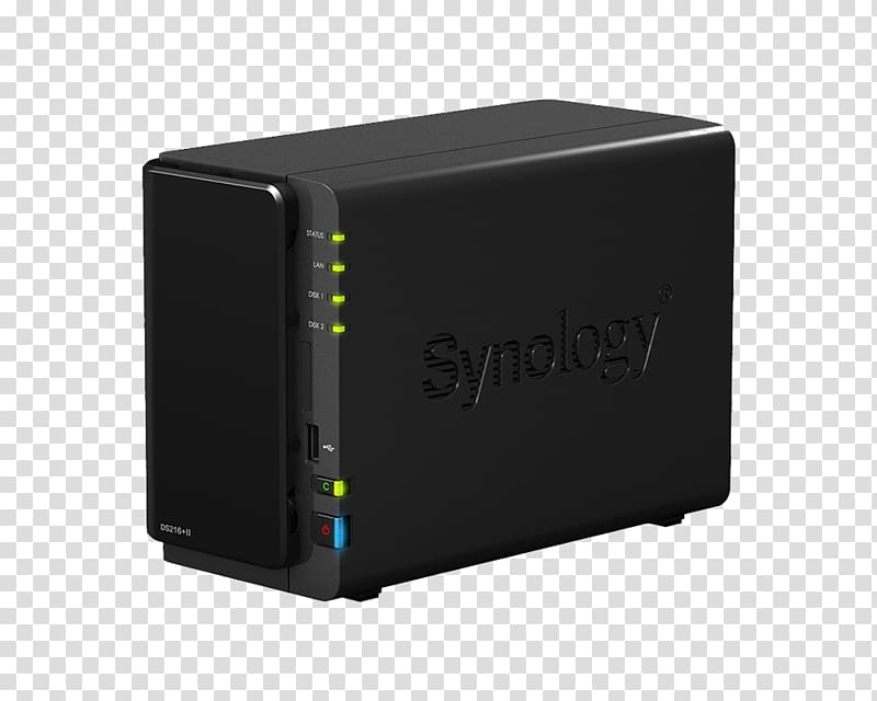 Network Storage Systems Synology Inc. Synology DiskStation DS216+ QNAP Systems, Inc. Synology Disk Station DS216+ II, Storage transparent background PNG clipart
