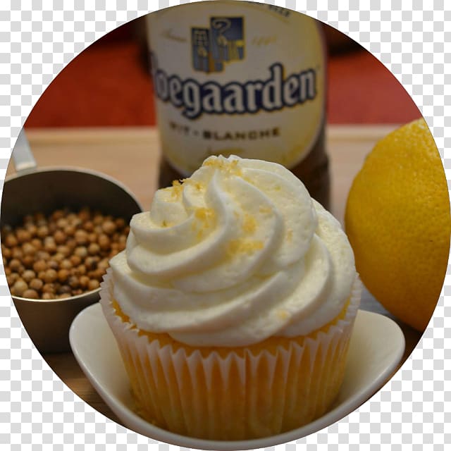 Cupcake Beer Hoegaarden Brewery Muffin, beer transparent background PNG clipart