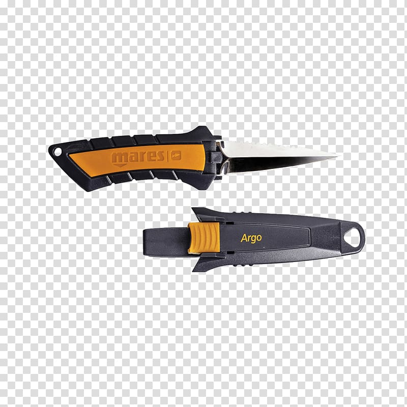 Knife Mares Underwater diving Spearfishing Scuba set, knife transparent background PNG clipart