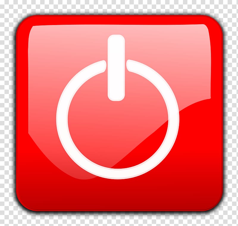 Button Shutdown Computer Icons Reboot, restart Button transparent background PNG clipart