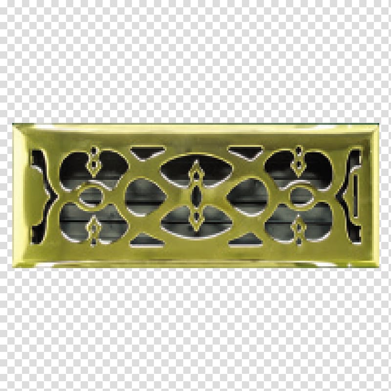 Register Brass Tile Grille Floor, Metal Word transparent background PNG clipart
