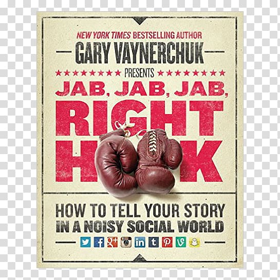 Jab, Jab, Jab, Right Hook Crush It!: Why NOW Is the Time to Cash In on Your Passion The Thank You Economy Social media, social media transparent background PNG clipart