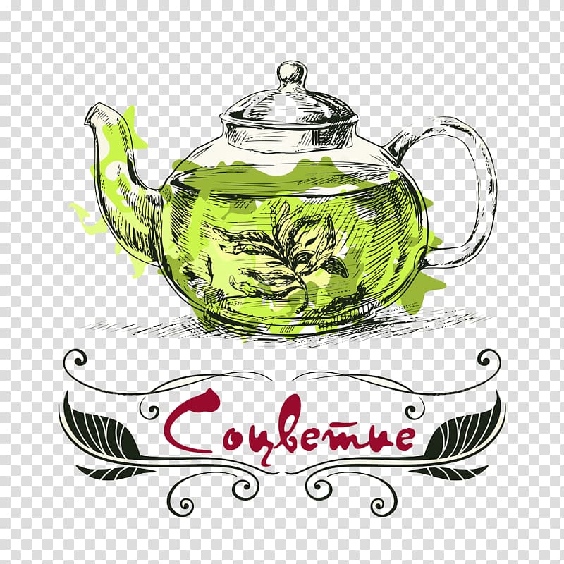 Green tea Drawing, green tea transparent background PNG clipart