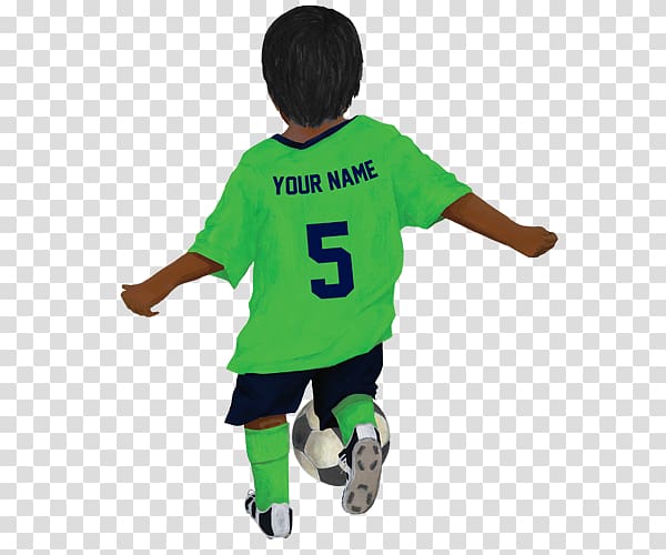 T-shirt Team sport Football, hand-painted girls transparent background PNG clipart