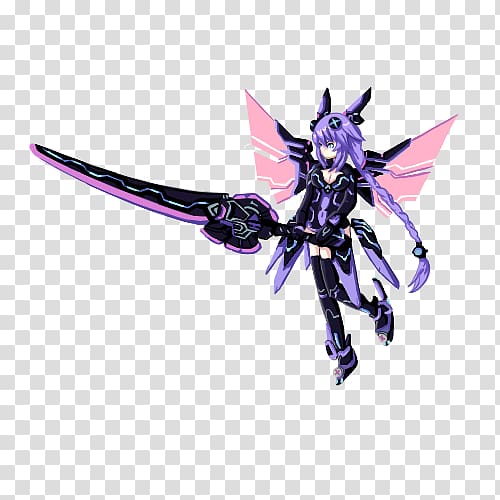 Hyperdimension Neptunia Mk2 Hyperdimension Neptunia Victory Sprite Animation Hyperdevotion Noire: Goddess Black Heart, heart attack transparent background PNG clipart