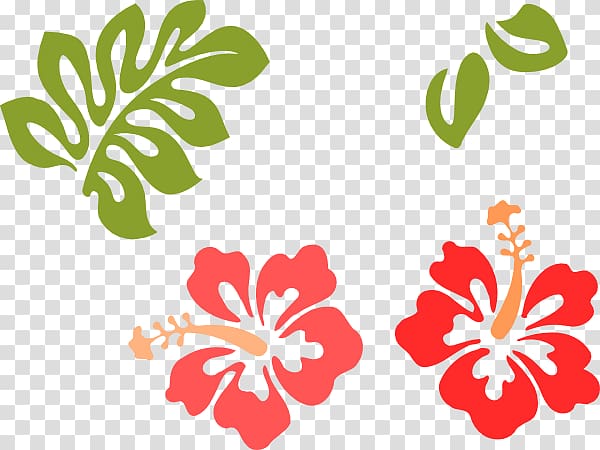 Rosemallows Paper Flower Drawing, hawaii Leaves transparent background PNG clipart