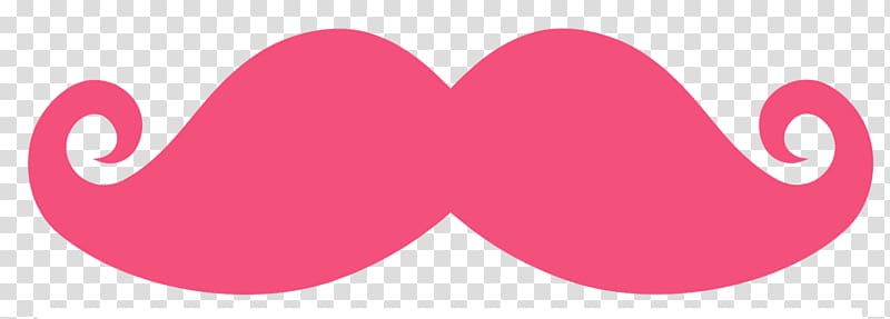 Valentine's Day Pink M Logo , mostacho transparent background PNG clipart