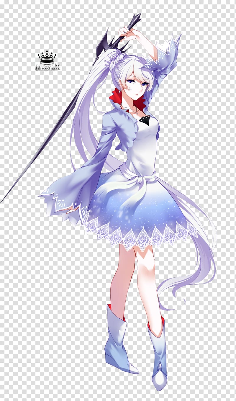 Weiss Schnee Anime Fan art, high heels transparent background PNG clipart