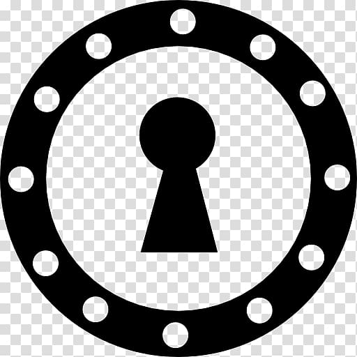 Keyhole Tool Circle, key transparent background PNG clipart