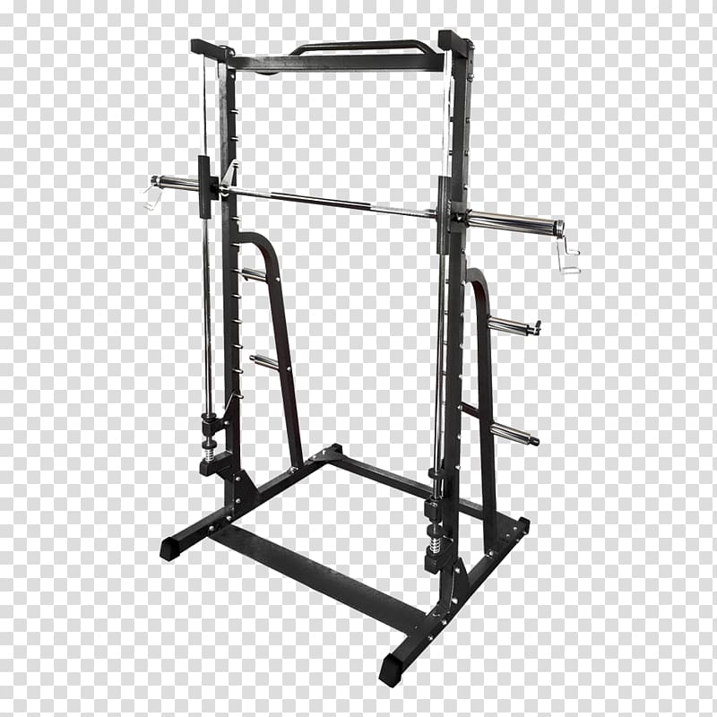 Power rack Smith machine Squat Fitness Centre Olympic weightlifting, barbell transparent background PNG clipart
