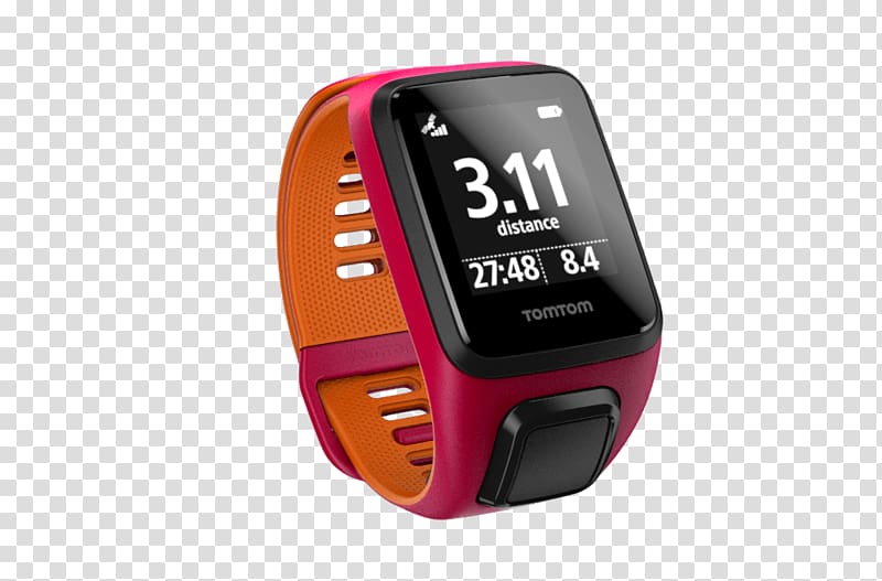 GPS Navigation Systems TomTom Adventurer GPS watch Activity tracker, running sport transparent background PNG clipart