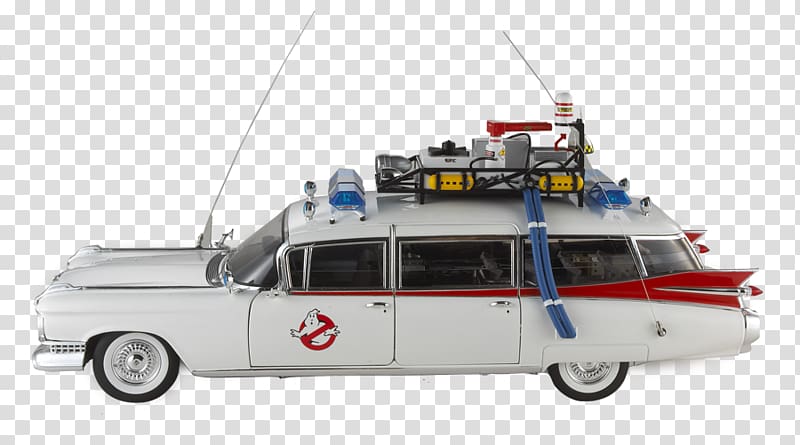 Car Ecto-1 Die-cast toy YouTube Vehicle, car posters transparent background PNG clipart