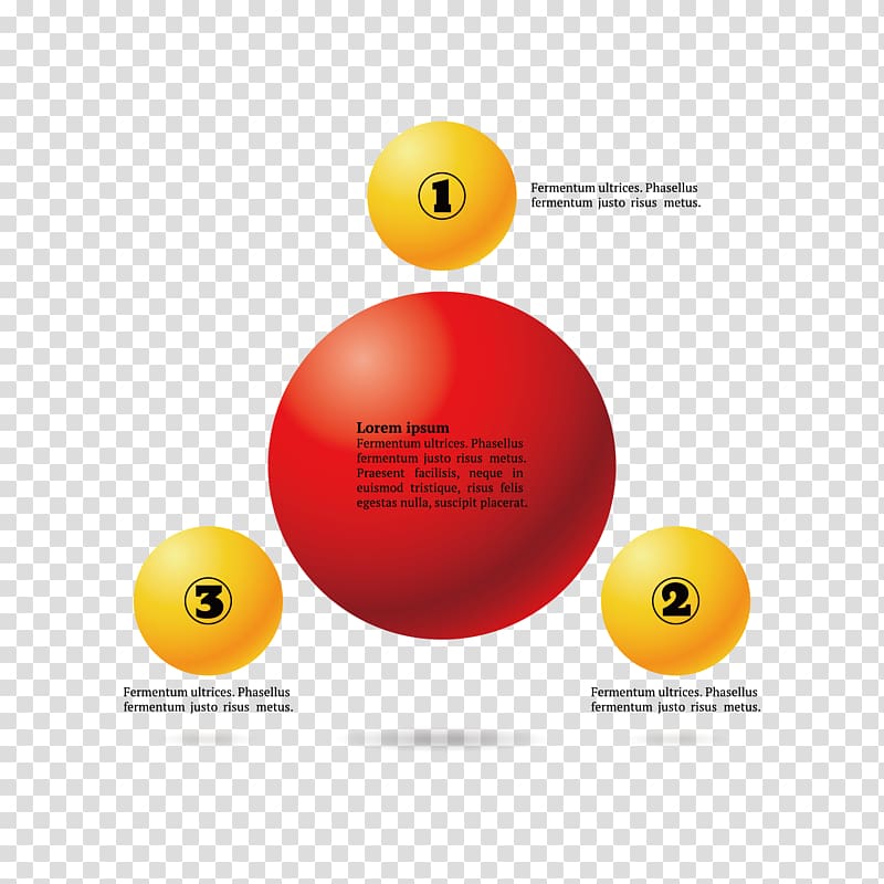 Infographic, color ball information map transparent background PNG clipart