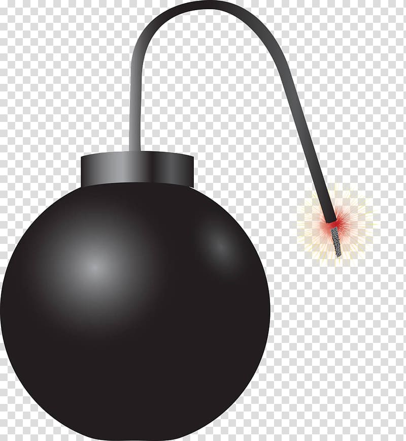 Fuse Bomb , Hand painted black mines transparent background PNG clipart