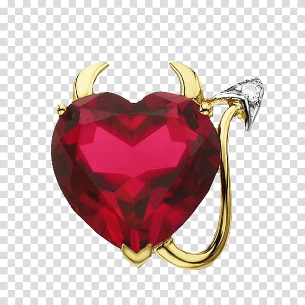 Ruby Diamond Charms & Pendants Necklace Gold, ruby transparent background PNG clipart