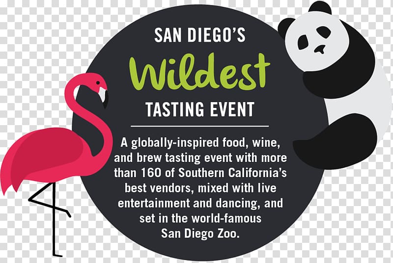 Wine tasting San Diego Zoo Wine, Dine, and Dance, Summer Sale Ticket transparent background PNG clipart