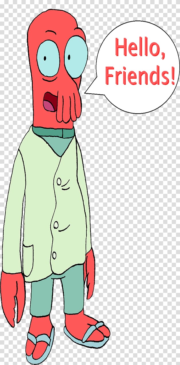 Zoidberg Leela Drawing Fan art, Another Man transparent background PNG clipart
