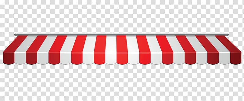 red and white striped awning transparent background PNG clipart