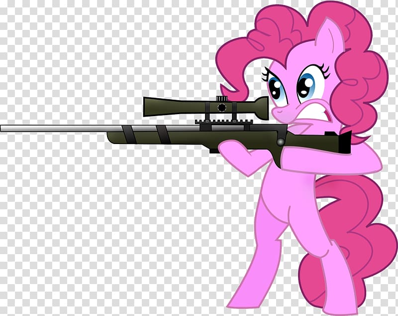 Pinkie Pie Rainbow Dash Weapon Firearm Guns & Ammo, scopes transparent background PNG clipart