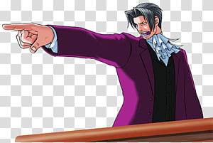 Ace Attorney Wiki - Ace Attorney Trials And Tribulations Edgeworth, HD Png  Download , Transparent Png Image - PNGitem