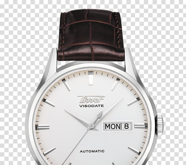 Tissot Men\'s Heritage Visodate Automatic watch Jewellery, Tissot transparent background PNG clipart