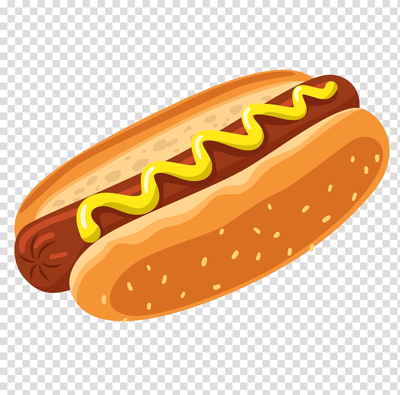 Fast food Hot dog Street food Breakfast French fries, Delicious hot dog transparent background PNG clipart