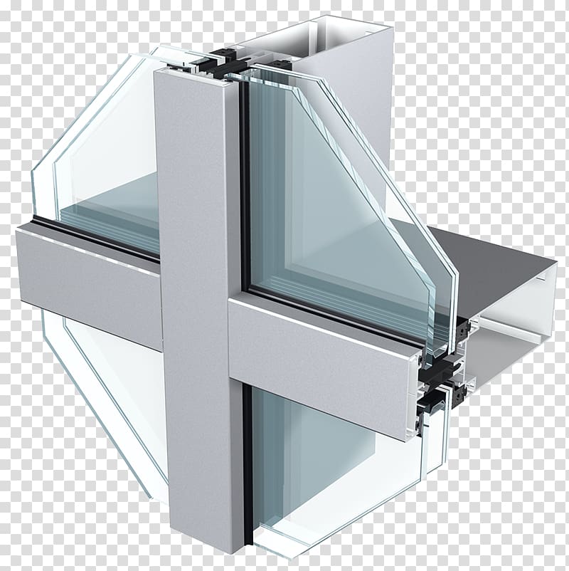 Window Curtain wall Building Facade Glazing, aluminium can transparent background PNG clipart