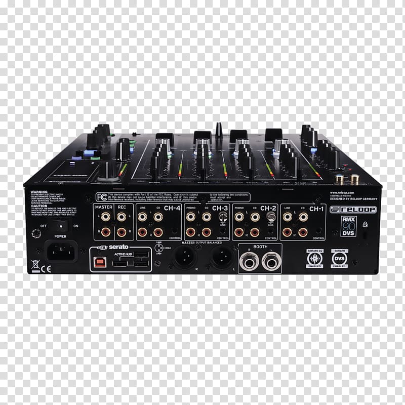 DJ mixer Audio Mixers Vinyl emulation software Disc jockey Serato Audio Research, others transparent background PNG clipart