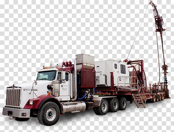 Commercial vehicle Public utility Cargo Machine Semi-trailer truck, Oil Field transparent background PNG clipart