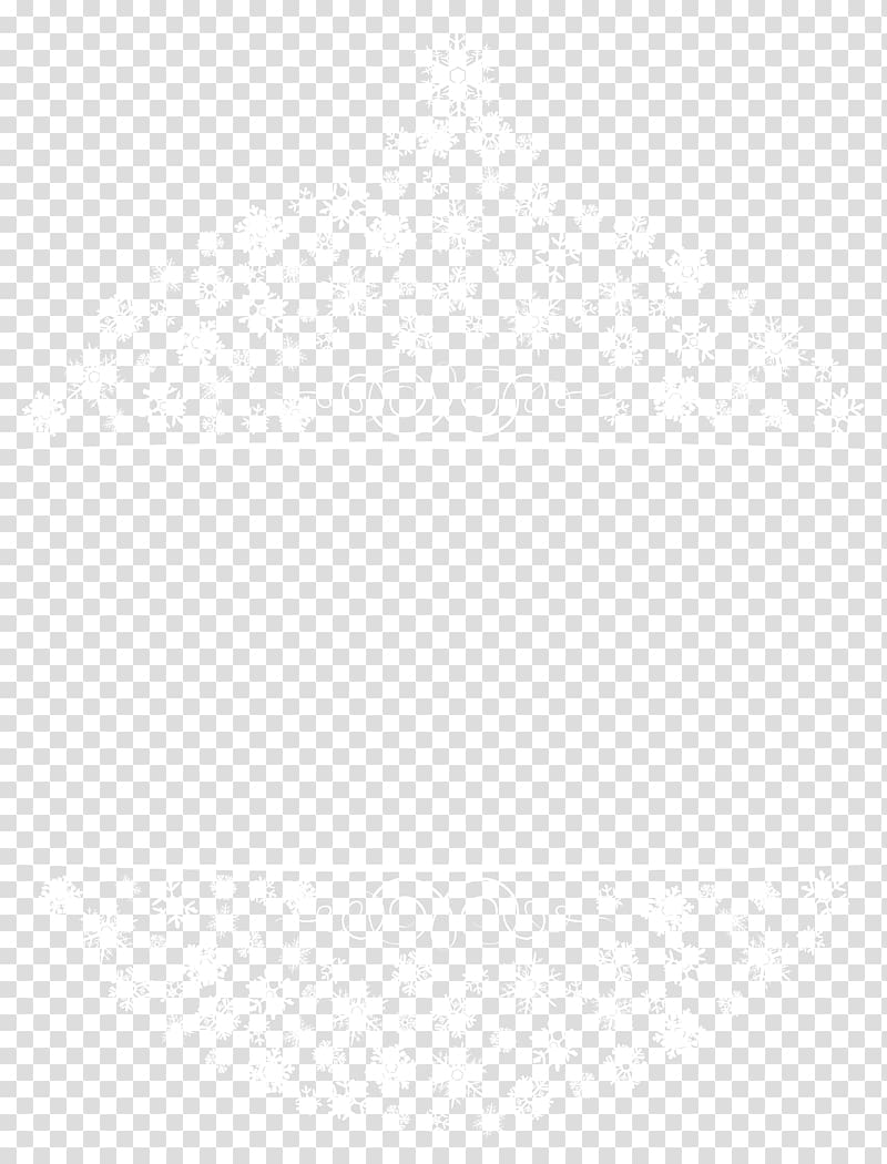white and black background, Black and white Angle Point Pattern, Winter Snowflakes Decoration transparent background PNG clipart