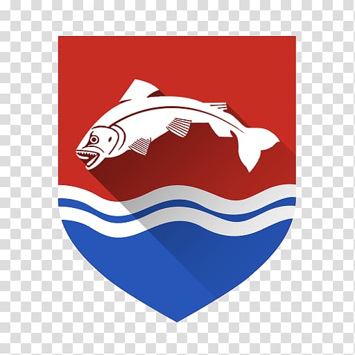 white, red, and blue fish logo, brand computer logo illustration, Tully transparent background PNG clipart